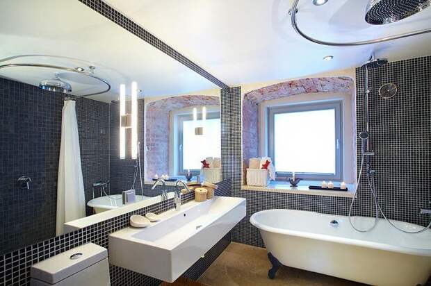 Фотография: Ванная в стиле Лофт, Малогабаритная квартира, Квартира, Дома и квартиры, Проект недели – фото на InMyRoom.ru