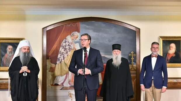 Президент Вучич и патриарх Порфирий договорились о строительстве мемориального центра памяти жертв Ясеноваца