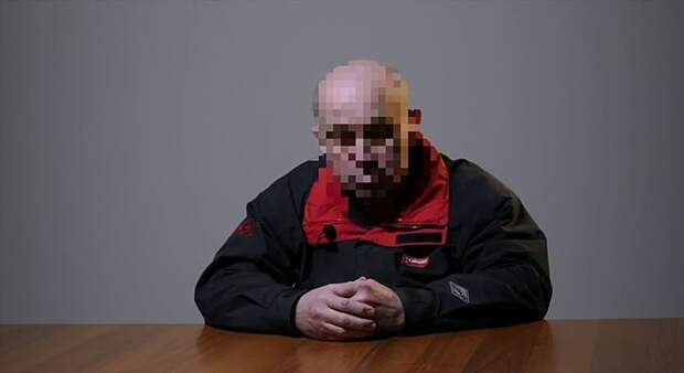 Кадры допроса жителя Симферополя, задержанного за передачу СБУ данных о военных объектах на территории Форосского парка, а также иных сведений о военных объектах Вооружённых сил РФ на территории полуо