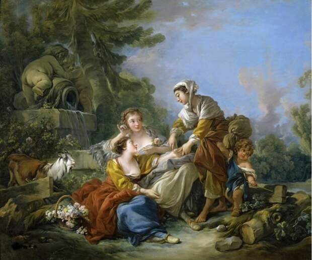 Гадалка. Автор: Francois Boucher.