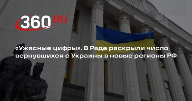 Ткаченко: 150 тысяч беженцев вернулись с Украины в новые регионы России