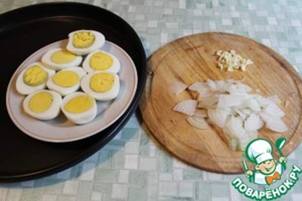 Запеченные яйца, по-провански ингредиенты