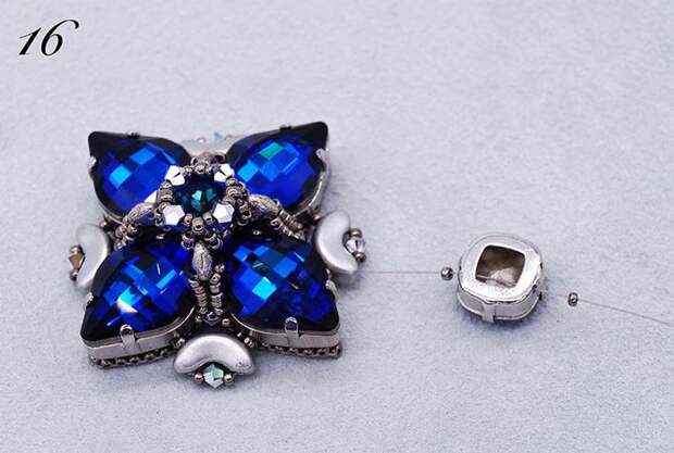 Создаем роскошное колье с кристаллами Swarovski