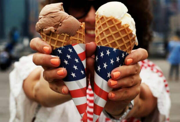 Ношение мороженого. | Фото: USA.one.