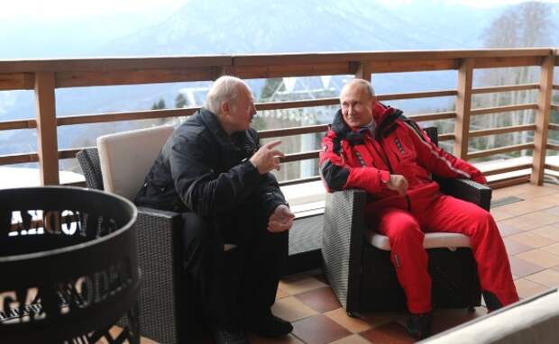 Александр Лукашенко и Владимир Путин.  Фото: www.globallookpress.com
