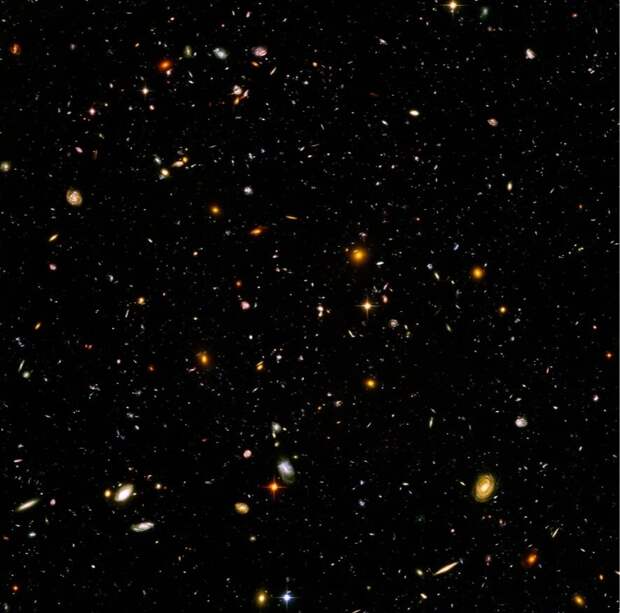 Фото: Телескоп"Хаббл"/ Снимок региона космоса с 10 000 галактиками