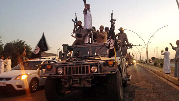 Боевики террористической группировки Исламское государство. Архивное фото