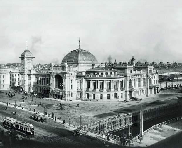Витебский вокзал В Санкт-Петербурге. 1900-е гг.