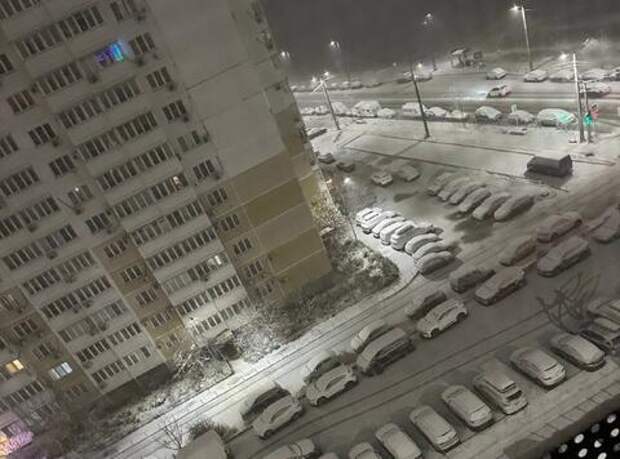 Первый большой снег: кубанцы проснулись в зимней сказке