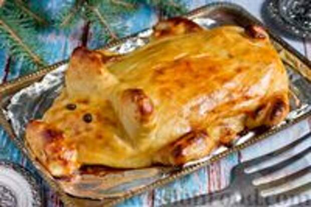Фото к рецепту: Картофельная запеканка "Поросенок" с мясом