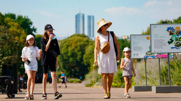 Рекордно высокая температура установилась в Москве