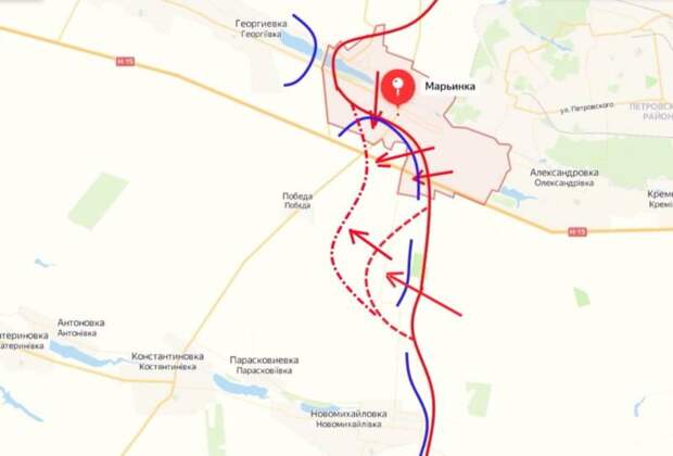 Российские войска прорвали оборону ВСУ в Марьинке