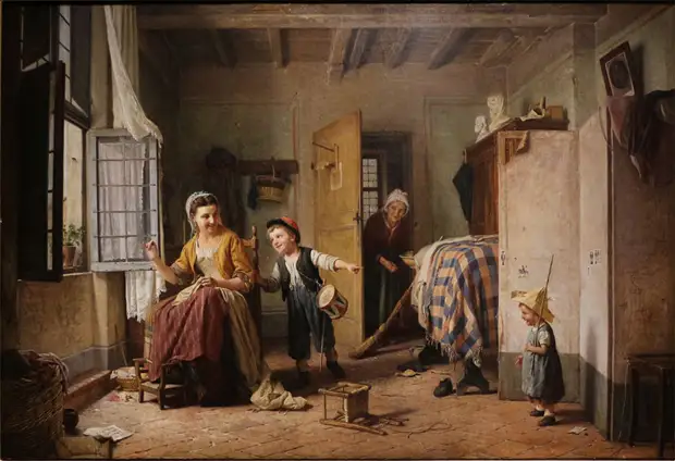 Гаэтано Чиерици (Gaetano Chierici), l'istinto alle armi, 1868