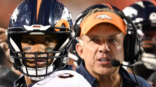 Russell Wilson Denver Broncos head coach Sean Payton