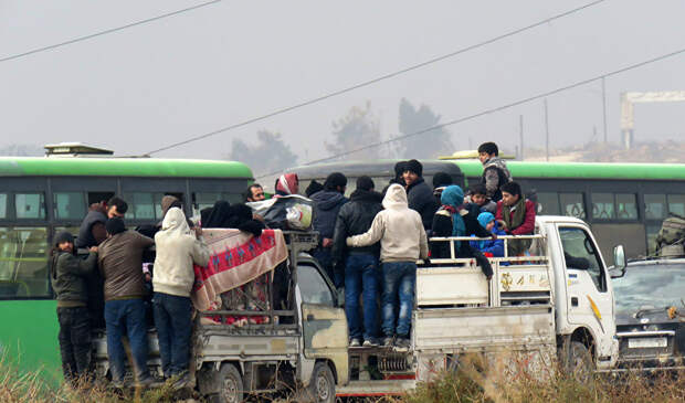 Эвакуация вооруженных повстанцев из восточного Алеппо