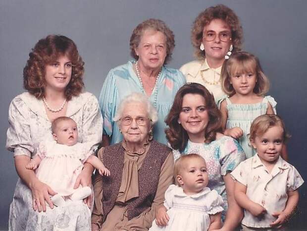 1986 год: 5 поколений прабабушка, прадедушка, семейный альбом, семья, фото
