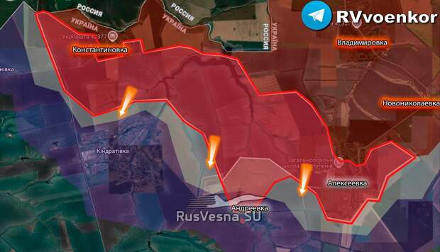🇷🇺⚔️🇺🇦Сломав "контрнаступ" ВСУ на Сумском фронте армия России ведёт наступление