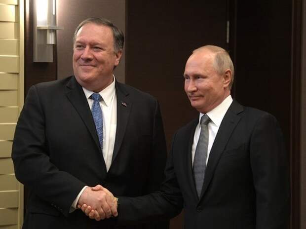 В США отметили «сардонический троллинг» Путина на встрече с Помпео В США отметили «сардонический троллинг» Путина на встрече с Помпео