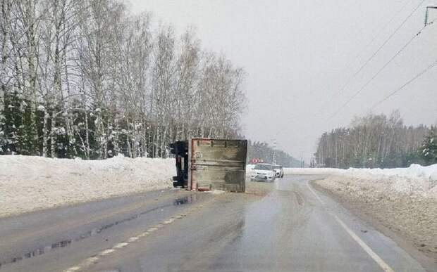 В Касимовском районе перевернулась «Газель»