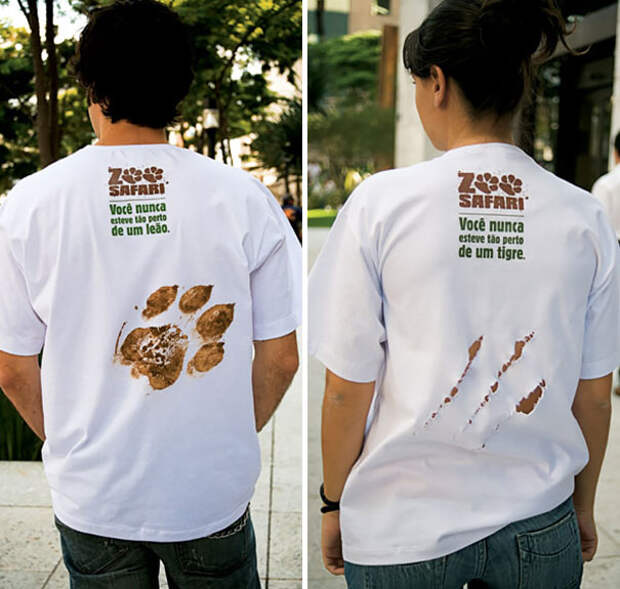 16. Zoo Safari футболки. Нужно добавить немного крови для эффекта справа.
