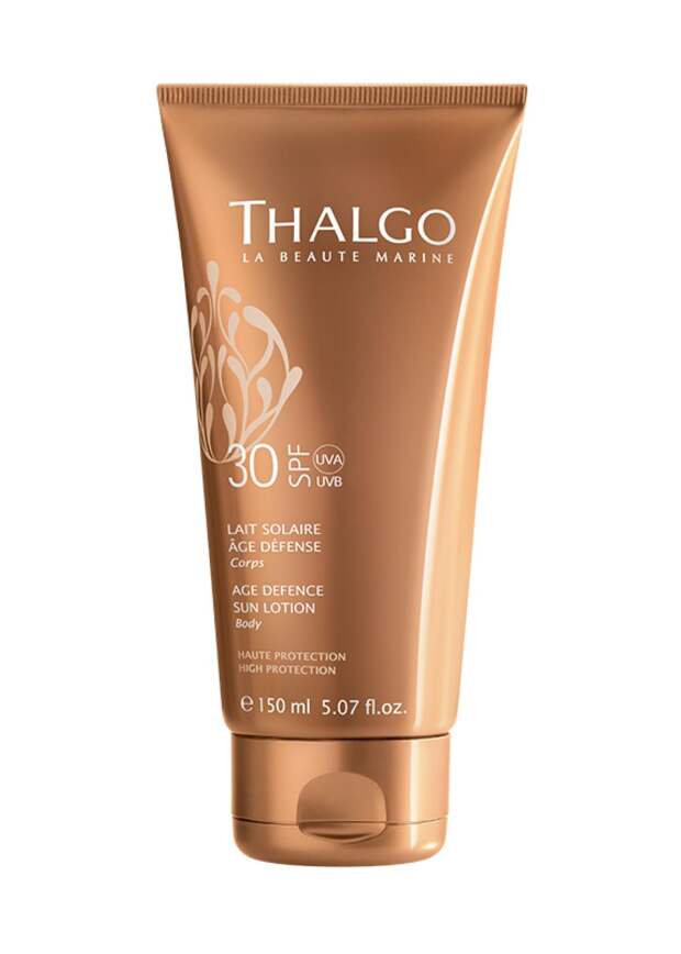 Антивозрастное солнцезащитное молочко для тела Age Defense Sun Body Lotion SPF15+, Thalgo