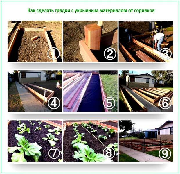 Как использовать укрывной материал от сорняков