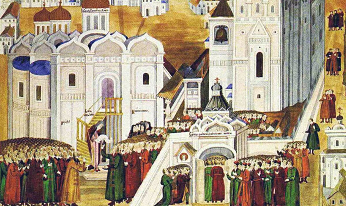 Земские соборы Московской Руси конца XVI века.