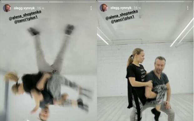 Олег Винник и Алена Шоптенко показали закадровые моменты подготовки