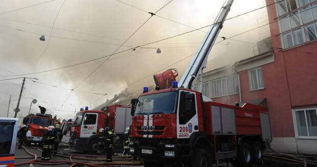 Собянин: В Москве внедряют самые прогрессивные технологии тушения пожаров