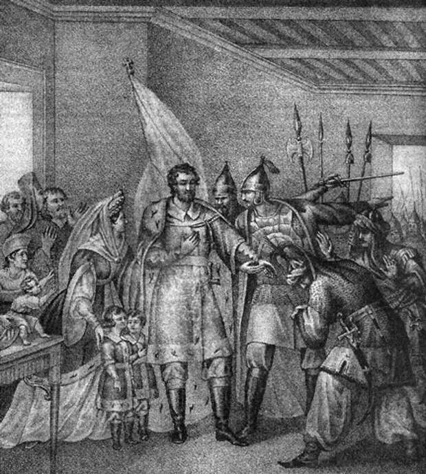 Московская знать вокруг князя Василия II Темного и его семьи