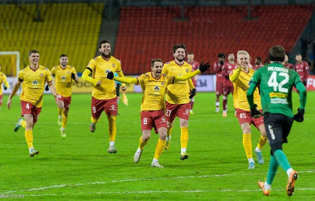 За 2025 год тульский "Арсенал" забил 43 гола, но проигрывал чаще, чем в 2024-м