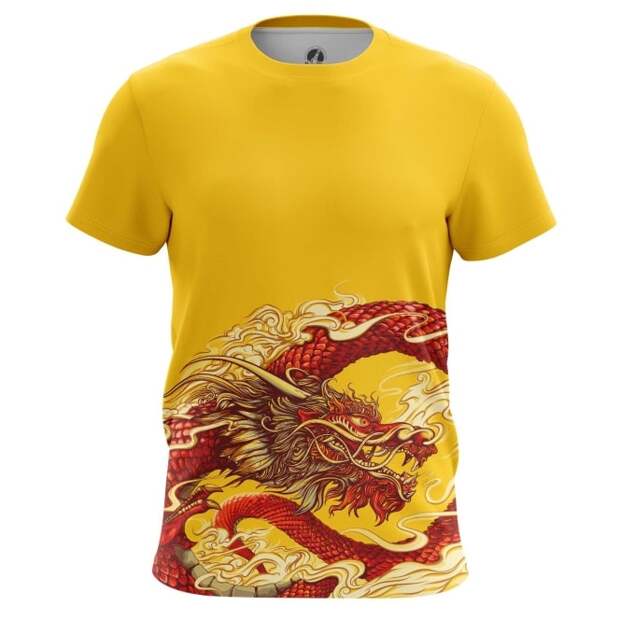 футболка с драконом