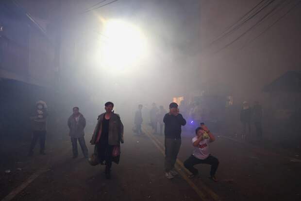 Фестиваль петард Beehive Firecrackers в Тайване