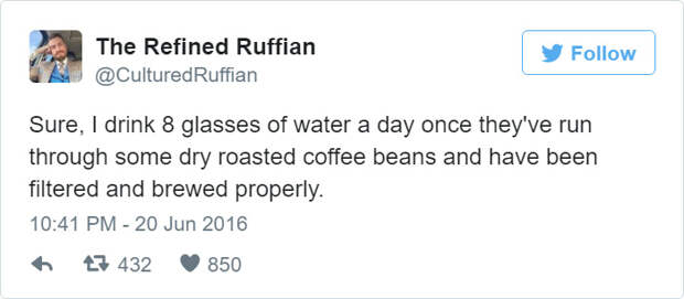 Funny Tweet About Coffee