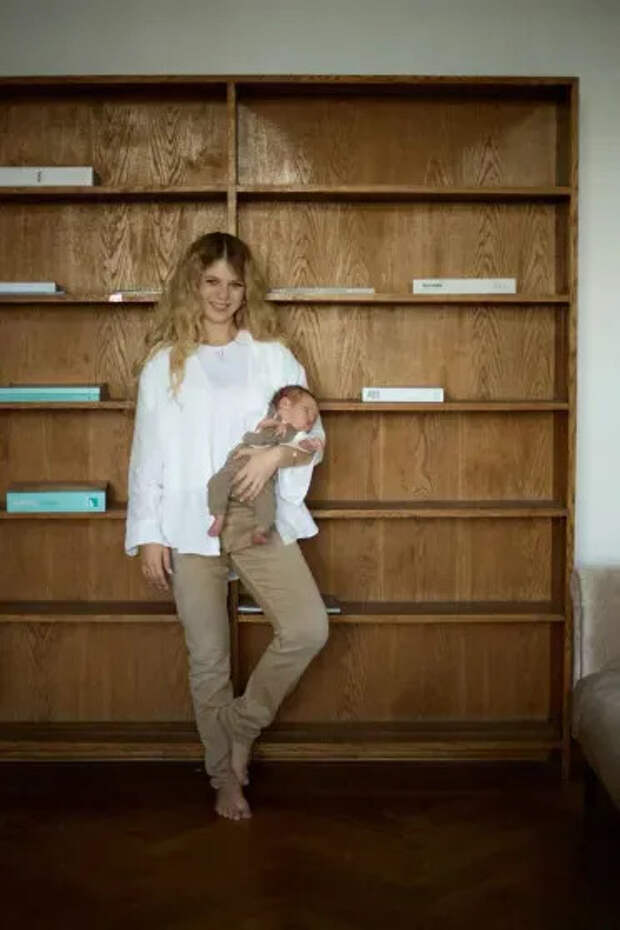 Александра Трусова с сыном