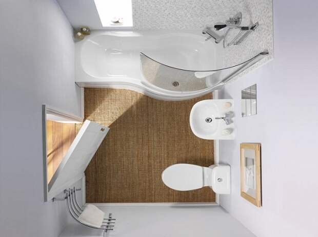 маленькая ванная комната варианты планировки
