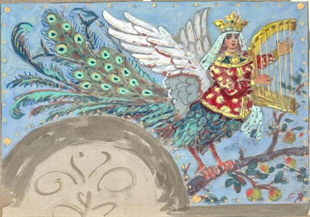 Три волшебные птицы: Сирин, Алконост и Гамаюн в живописи.