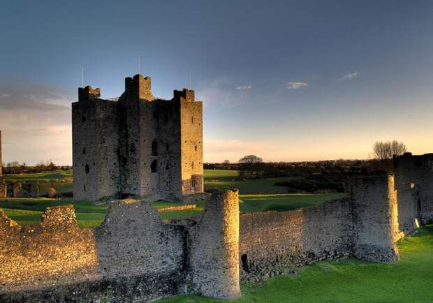 Замок Трим, Ирландия. Построен в 1174 году. европа, замки, история, средневековье