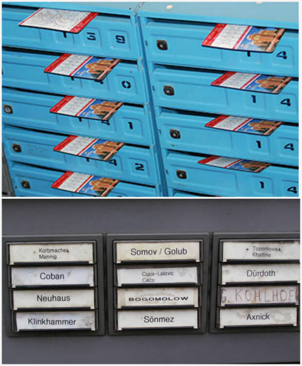 Фамилии на почтовых ящиках. | Фото: Medium, Экспертный центр электронного государства.