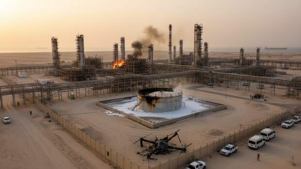 Bloomberg: крупный НПЗ в ОАЭ приостановил работу после атаки беспилотников