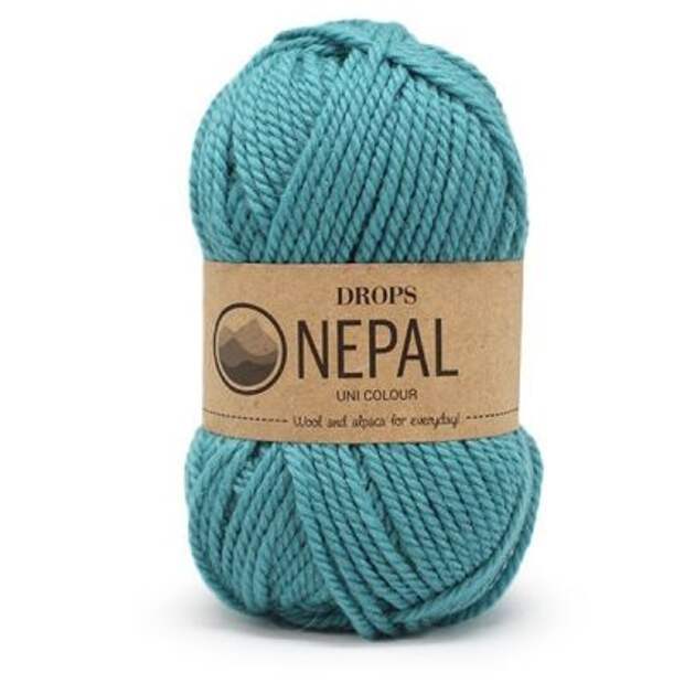 Пряжа DROPS Nepal Цвет.8911 Пл.бирюзовый