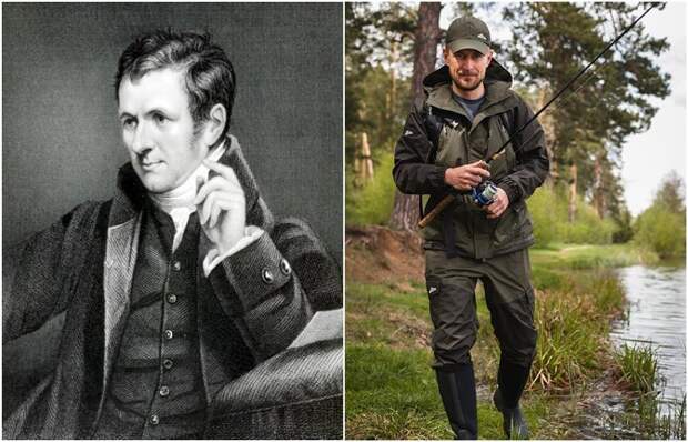 Физик и геолог так любил рыбалку, что создал форму для рыбака. /Фото: maximonline.ru, nova-tex.ru