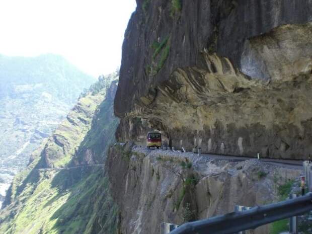 12. Шоссе Лех-Манали, Северная Индия опасные трассы, экстрим путешествие