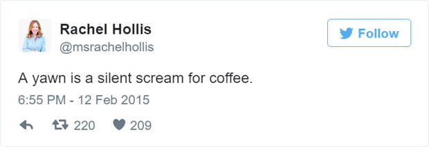 Funny Tweet About Coffee