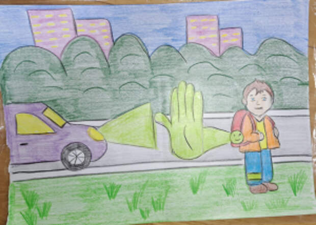 В Мордовии состоялся конкурс рисунков на тему «Стань заметней на дороге»