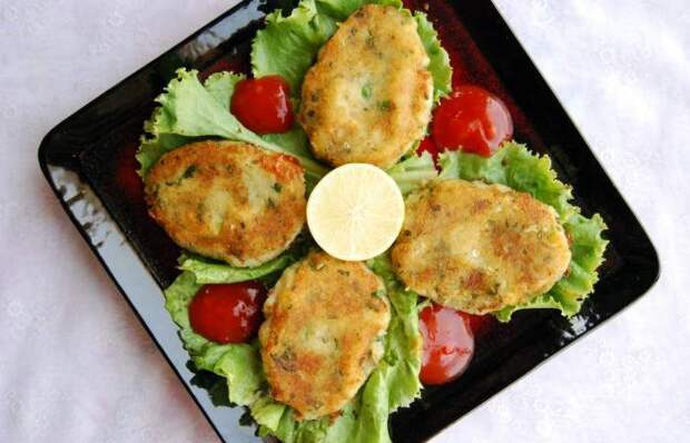Картофельные котлеты с фасолью. \ Фото: wowfood.club. Картофельные котлеты с фасолью. \ Фото: wowfood.club.