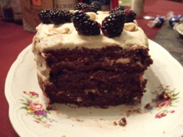 Веганский шоколадный свекольный торт