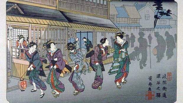 Костюм эпохи Эдо и печать Ukiyoe, Токийский национальный музей | HiSoUR  История культуры