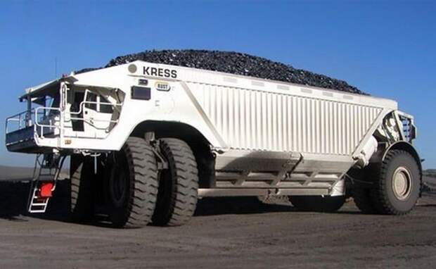 Самый необычный самосвал Kress 200CIII Coal Hauler, необычный, самосвал, самый