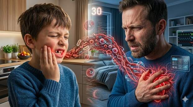 Кариес в детстве связан с сердечными заболеваниями — риск увеличивается почти на 45%